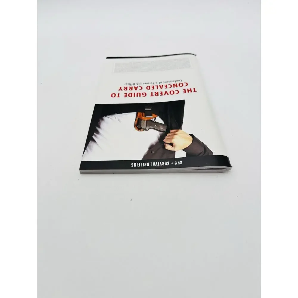 Covert Guide to Concealed Carry Confessions of a Former CIA Officer Book Spy VG